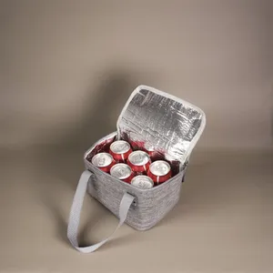 X-Large Reusable Insulated Tote Grocery/Cooler Bag with Zippered Top